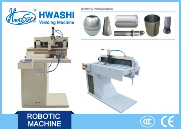 Argon Arc Welding Machine , Steel Canister Automatic Straight Seam Welding