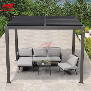 Wholesale Adjustable Hardtop Outdoor Louvered Pergola Rot Proof SGS from china suppliers