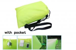 Wholesale Outdoor Mountain Sleeping Bags Beach Inflatable Chair Lounger Nylon Lazy Air Sofa from china suppliers