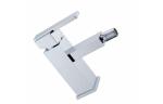 Brass Chrome Single Hole Bathroom Sink Faucet / Single Lever Deck Mounted Brass