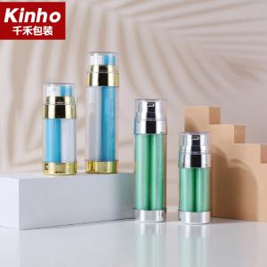 Wholesale Round 50ml Airless Bottle Double Chamber 30ml Makeup Pump Double Wall Two Sided 2 In 1 from china suppliers