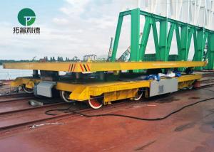 Wholesale Heavy Load Steel Plate Transport Shipbuilding Rail Transfer Vehicle Matching With Crane from china suppliers