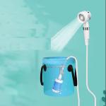 Outdoor Portable Electric Bath Kit Rechargeable Pump for Travel Caravan Van
