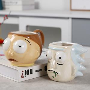 China Cartoon Anime Coffee Mug 3D Ceramic Mug Home Office Kettle Convenient Gift on sale