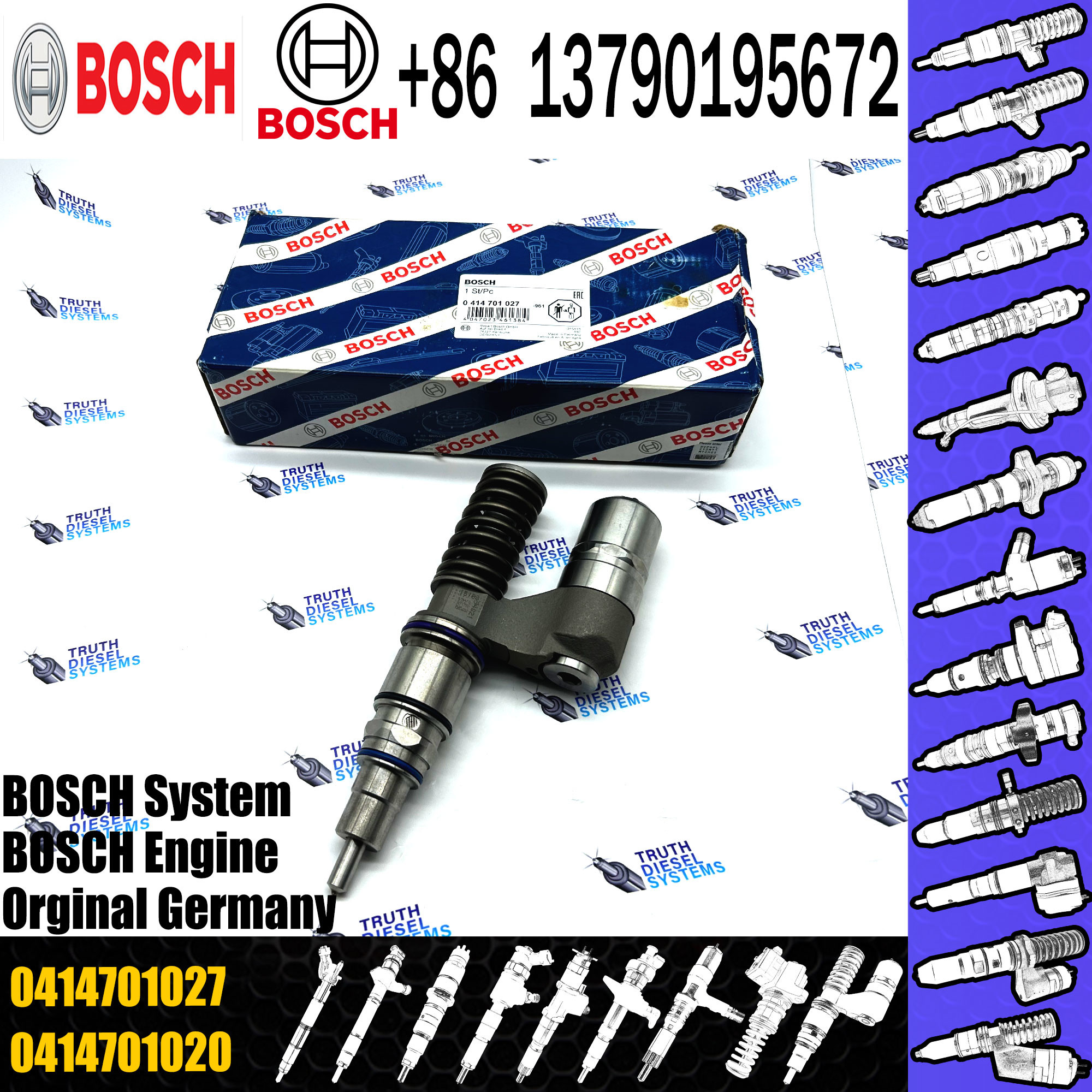 Diesel Fuel Injection Pump Unit Injector System Nozzle 1440579 0414701082 0986441115 0414701027 130013R1.12213 For SCANI