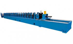 Wholesale 11Kw Main Motor Power GCr15 Roller Door Frame Roll Forming Machine Single Chain Drive from china suppliers