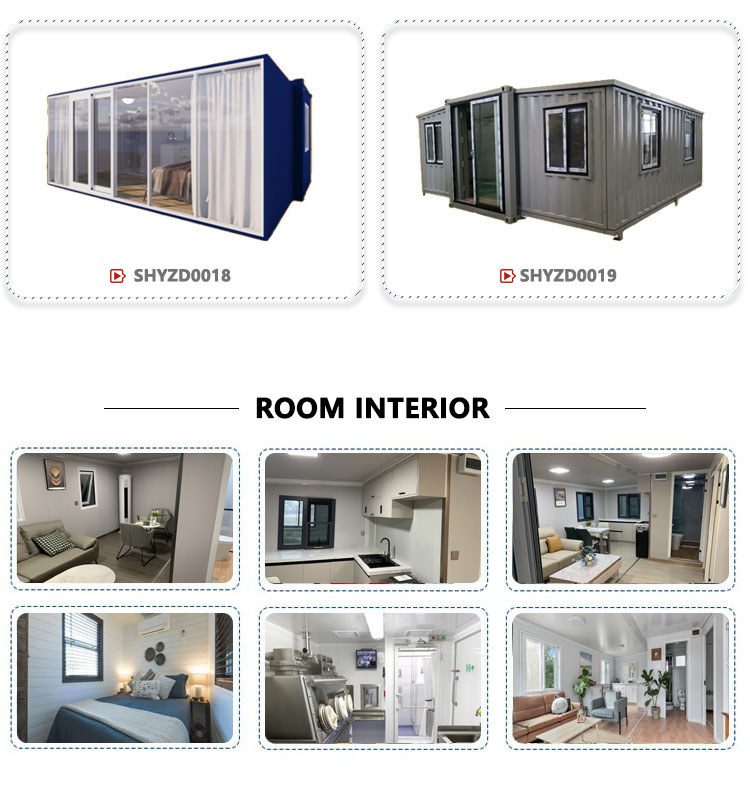 Foldable Residential Container Houses 20 Ft Double-Wing Expansion Box for Easy Living