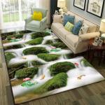 3D Printing Crystal Velvet Floor Carpet Rug Dining Room Floor Mat