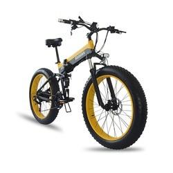 Wholesale Shimano Gear Fat Tire Electric Bike Folding 70km Pedal Assist Mode 26X4.0 Inch from china suppliers
