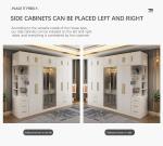 MDF Panel Bedroom Closet Furniture Almirah Cloth Combination Designs
