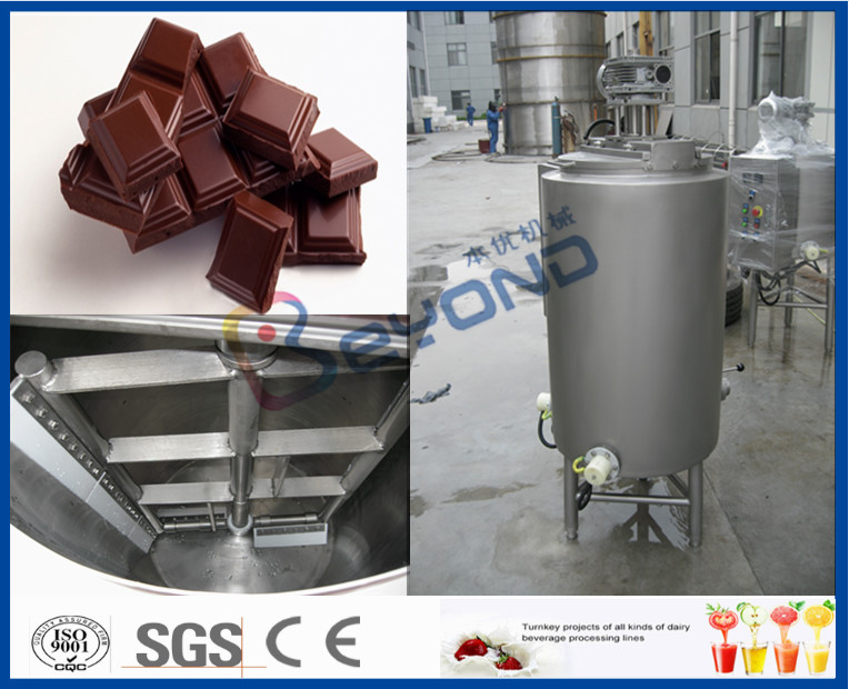 Stainless Steel Mixing Chocolate Melting Tank With Electrical Control Box