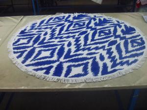 Wholesale Factory supply Cheap Price Small MOQ 100% cotton turkish round beach towel from china suppliers
