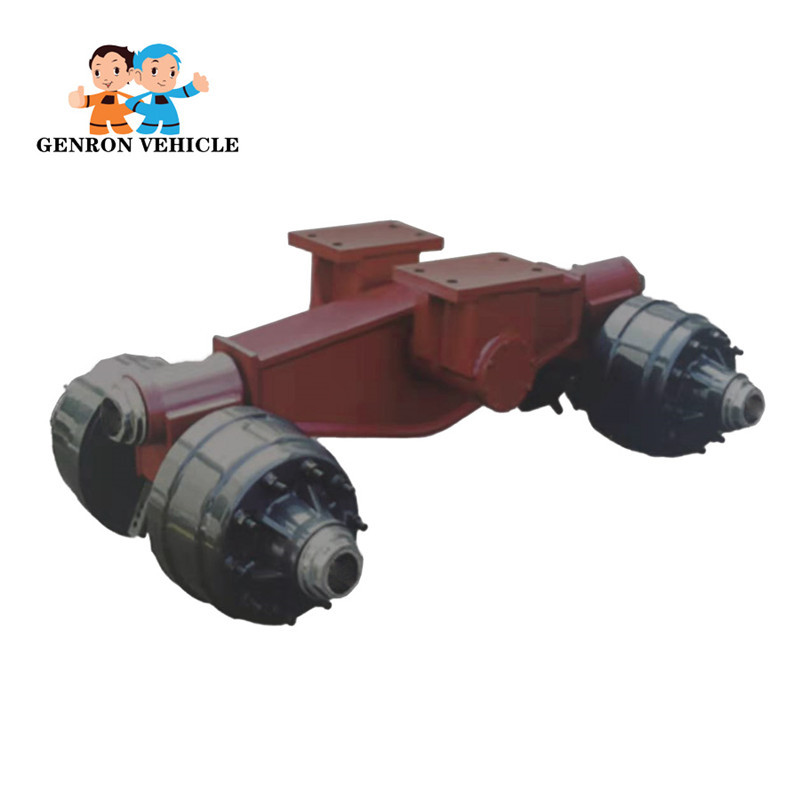 Export New Popular 40T 60T 80T two Line four Axle Suspension for Trailer Parts in Sale