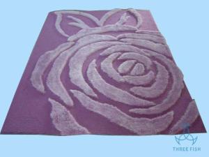 Wholesale Purple Pink Rose Multi-Shaggy Rug Acrylic Under Polyester Silk Pile China Carpet Shaggy Rug from china suppliers