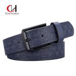 Zinc Alloy Buckle Men's Embossed Leather Belt Business Needle Buckle PU Belt