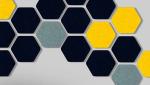 Soundproof Durable PET Panels Acoustic , Odorless Acoustic Polyester Fiber