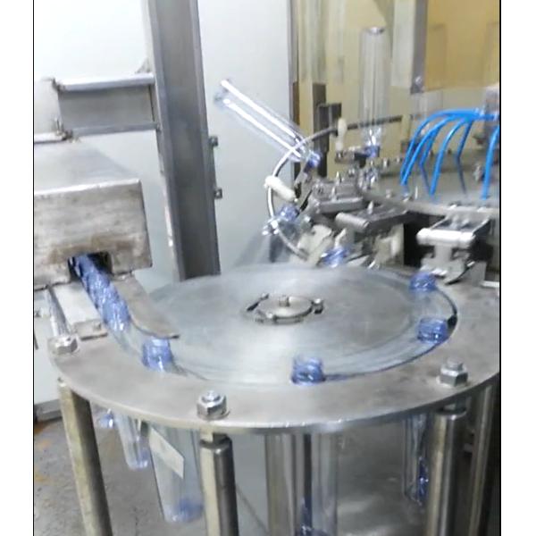 2600BPH Inline Bottle Filling Machine PLC Touch Screen Control