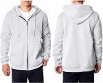 OEM Clothing Men'S Heavyweight Fleece Hooded Sweatshirt Full Zip Hoodie With Arm