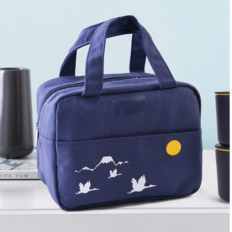 Large Capacity Zipper Insulated Lunch Cooler Bags