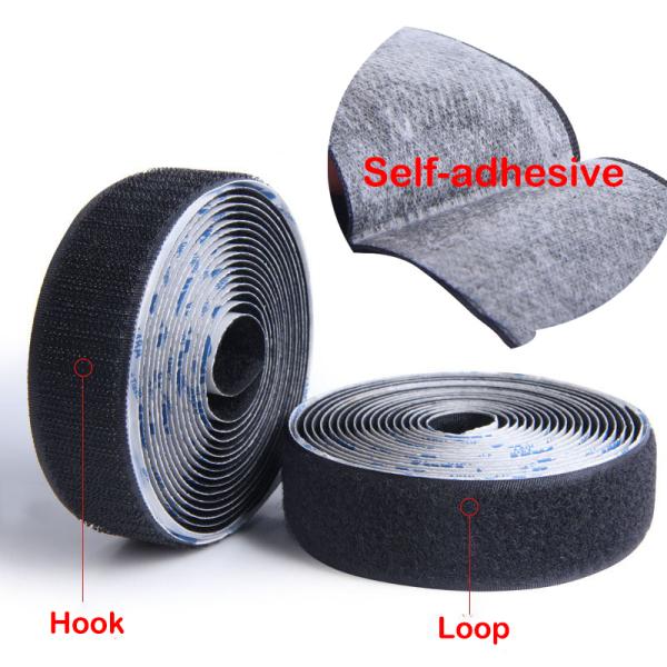 Autohesion hook Loop tape for garment accessories self-adhesive magic Straps magic fastener tape