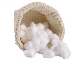 Wholesale High Profile Surgical Medical Cotton Balls , Soft Absorbent Cotton Balls 25MM from china suppliers
