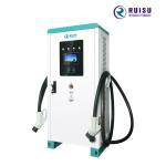 All In One Public Ev Charging Stations , 80kw Fast Commercial Car Chargers Ip54