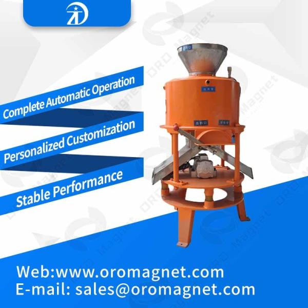 Powder Form Dry Magnetic Separator In Mining Recycling Ceramic Industry with