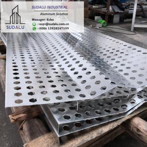 Wholesale SUDALU Aluminum Perforated Panel Bending Shape Aluminum Panel for Wall Decoration from china suppliers