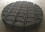 At top of packing tower demister mist eliminator acts as a key tower internal