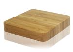 Color Printing Logo Wireless Portable Power Bank , 10400mAh Bamboo Power Bank