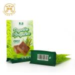 500g 1kg 2kg Sustainable Bread Packaging Green White Flat Bottom Packaging Bag