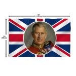 High Quality 3x5ft King Charles Flag UK King Charles III Coronation 2023