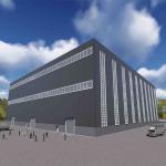 Large Space Pre Engineered Aircraft Hangars , Steel Hangars Garages