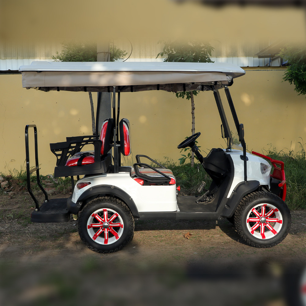 Lead-acid Battery Operated 4 Passenger Customized Off Road Electric Golf Cart