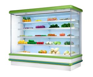Wholesale Commercial Open Display Refrigerator For Supermarket With Customized Size from china suppliers