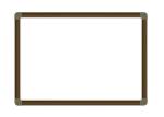 Vertical Large Magnetic White Board , Magnetic Whiteboard Wood Frame