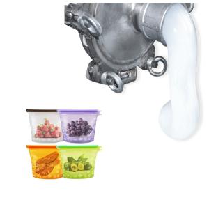 Wholesale Reusable LSR Silicone Rubber For Food Storage Zip Snack Sandwich Bags from china suppliers