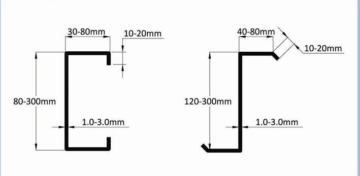 High Speed C To Z Shaped Steel Quickly changed Purlin Roll Forming Machine