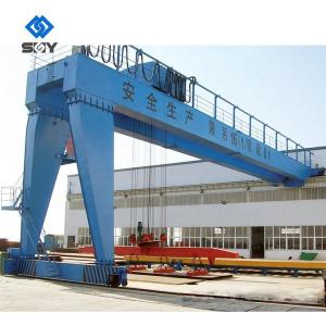 Wholesale High Rigidity Single Beam 5 Ton Gantry Crane Semi Goliath Crane 18~35m Span from china suppliers
