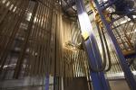 CE Metal Electrostatic Powder Coating Line Large Capacity Gas Heating