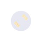 Circle Ceramic Circuit Board LF HASL Metal Film FR4 18um Thickness