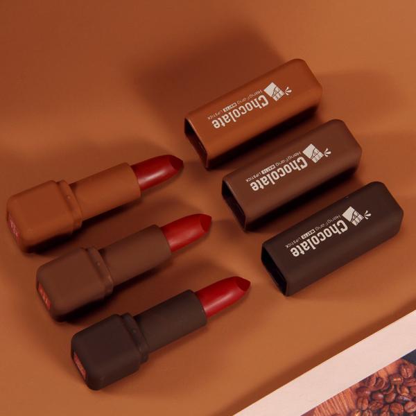 Chic Chocolate Candy Package Charm 3 Color Vegan Private Label Korean Matte