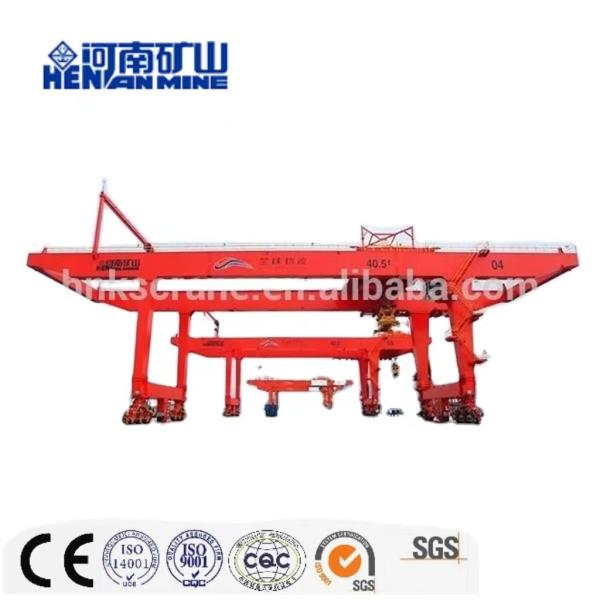 U Frame Double Beam Gantry Crane , Traffic Construction Ship To Shore Gantry