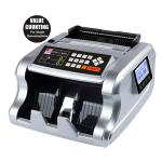 LCD TFT Display 110mm Money Counter Machines SGD Battery Operated Money Counting