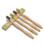 Travel Ultra Soft Bristles Bamboo Charcoal Toothbrush Eco Friendly Reusable ODM