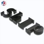 Waterproof LED Backlit Signage Acrylic Black Titanium For Logo