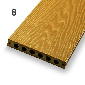 3D WPC Wood Plastic Composite Decking Boards Multi dimensional