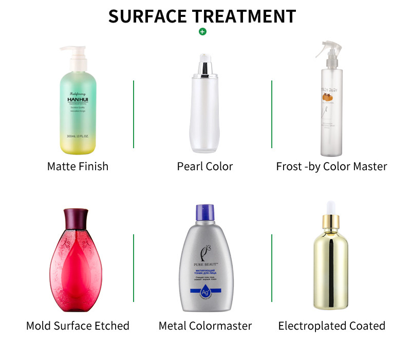 Recyclable 10 OZ Boston Round PET Plastic Bottle Cosmetic For Body Lotion