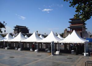 Wholesale Double PVC Fabric Glass Wall Pagoda Party Tent Aluminum Structure Material from china suppliers