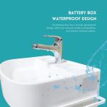 Safe Plastic White Children'S Bathroom Sink Baby Washstand Easy Installation